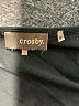 Crosby 100% Rayon Metallic Silver Short Sleeve Top Size L - photo 7