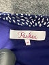 Parker 100% Polyester Blue 3/4 Sleeve Blouse Size XS - photo 7