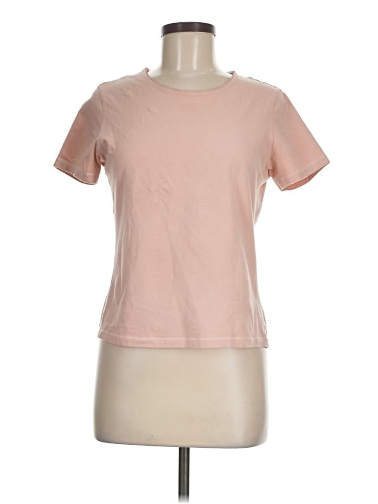 Pre-owned Jjill Short Sleeve T-shirt In Pink
