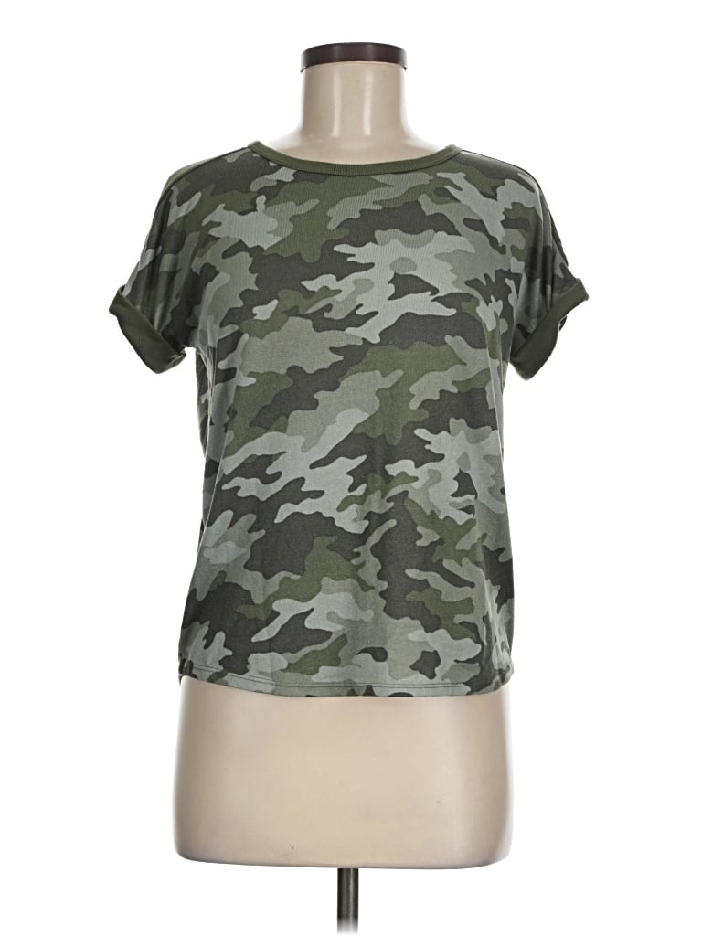 Pre-owned Lucky Brand Short Sleeve T-shirt In Green