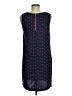 Adrienne Vittadini 100% Polyester Polka Dots Blue Casual Dress Size 6 - photo 2
