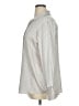 Maison d' Amelie Stripes Silver Long Sleeve Blouse Size XL - photo 5