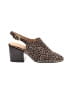 Chocolat Blu Animal Print Brown Tan Heels Size EU 39 - photo 1