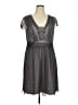Monsoon 100% Polyester Gray Cocktail Dress Size 14 - photo 1