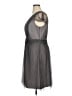 Monsoon 100% Polyester Gray Cocktail Dress Size 14 - photo 5