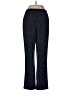 JOA 100% Polyester Chevron-herringbone Blue Casual Pants Size M - photo 2