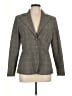 Signature by Larry Levine Plaid Gray Blazer Size 10 - photo 1