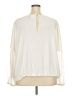 Remade 100% Polyester Ivory Long Sleeve Blouse Size 3X - photo 2