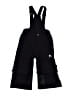 Assorted Brands 100% Polyester Black Snow Pants With Bib Size 8 - photo 1