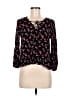 Forever 21 Black 3/4 Sleeve Blouse Size M - photo 1