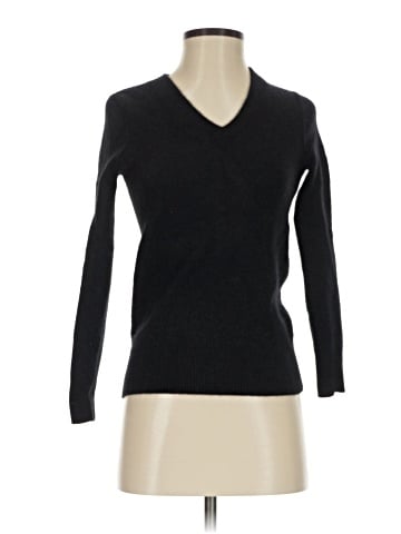 Aqua Cashmere Pullover Sweater (view 1)