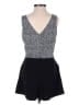Mango 100% Polyester Tweed Black Romper Size XXS - photo 2