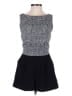 Mango 100% Polyester Tweed Black Romper Size XXS - photo 1