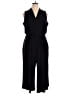 Sandra Darren Solid Black Jumpsuit Size XL - photo 1