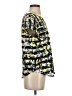 Peter Pilotto for Target 100% Polyester Yellow Short Sleeve Blouse Size S - photo 4