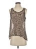 CAbi 100% Polyester Tan Tank Top Size S - photo 1