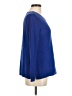 Karen Scott 100% Cotton Blue Pullover Sweater Size M - photo 4