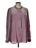 Eileen Fisher Purple Long Sleeve Blouse Size L - photo 1