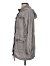 Express 100% Lyocell Gray Raincoat Size XS - photo 5