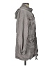 Express 100% Lyocell Gray Raincoat Size XS - photo 4