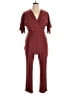 Harlyn Solid Burgundy Jumpsuit Size XL - photo 1