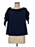 Olivia Grey Blue 3/4 Sleeve Blouse Size M - photo 1