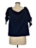 Olivia Grey Blue 3/4 Sleeve Blouse Size M - photo 2
