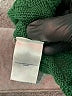 Lands' End 100% Cotton Chevron-herringbone Green Pullover Sweater Size S - photo 8