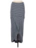 Bordeaux Stripes Gray Casual Skirt Size M - photo 1