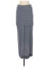 Bordeaux Stripes Gray Casual Skirt Size M - photo 2