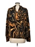 Jones & Co 100% Polyester Gold Long Sleeve Blouse Size L - photo 2