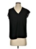 Cliche 100% Polyester Black Short Sleeve Blouse Size S - photo 1