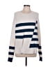 Love Ellie Stripes White Pullover Sweater Size L - photo 1