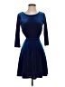 Lulus Solid Blue Cocktail Dress Size S - photo 1