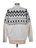 A New Day Chevron-herringbone Silver Pullover Sweater Size L - photo 2