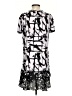 BCBGMAXAZRIA 100% Polyester Graphic Black Casual Dress Size S - photo 2