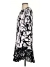 BCBGMAXAZRIA 100% Polyester Graphic Black Casual Dress Size S - photo 5
