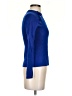 Jason Wu Solid Blue 3/4 Sleeve Turtleneck Size S - photo 4