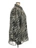 Selene Sport 100% Polyester Animal Print Silver Long Sleeve Blouse Size 3X - photo 4
