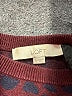 Ann Taylor LOFT Animal Print Burgundy Pullover Sweater Size M - photo 7