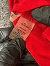 Calvin Klein 100% Polyester Red Long Sleeve Blouse Size M - photo 8