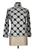 Karen Scott Argyle Silver Long Sleeve Turtleneck Size L (petite) - photo 1
