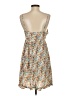 Shein 100% Polyester Floral Tan Casual Dress Size 4 - photo 2