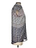 CAbi Houndstooth Silver Short Sleeve Blouse Size XS - photo 4