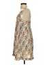 Shein 100% Polyester Floral Tan Casual Dress Size 4 - photo 5