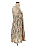 Shein 100% Polyester Floral Tan Casual Dress Size 4 - photo 4