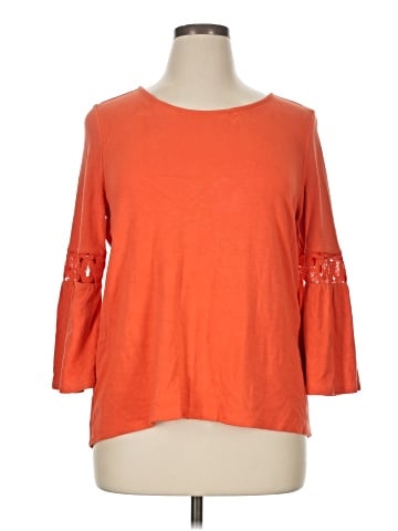 Crown & Ivy 3/4 Sleeve T-Shirt (view 1)