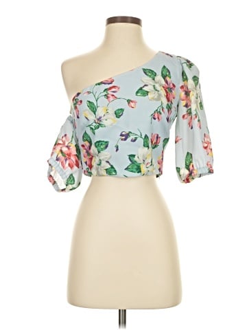 Majorelle 3/4 Sleeve Blouse (view 1)