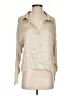 Chaser Ivory Long Sleeve Polo Size S - photo 1