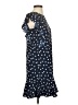 Vineyard Vines 100% Polyester Polka Dots Blue Casual Dress Size 0 - photo 4